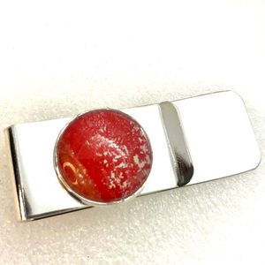 Handmade money clip silver plated